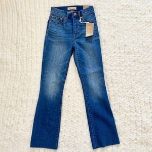 SOLD NWT MADEWELL Cali Demi Boot Jean